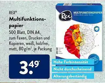 Aldi Süd Rex Multifunktions-papier Angebot
