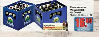 alldrink Kloster Andechs Weissbier Hell Oder Dunkel Angebot