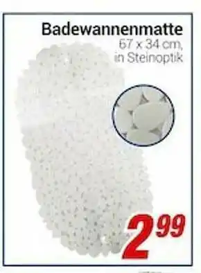 CENTERSHOP Badewannenmatte Angebot