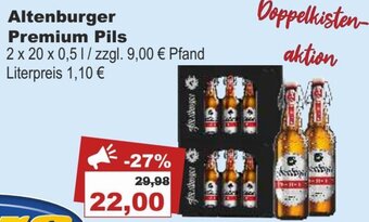 Bilgro Altenburger Premium Pils 2 x 20 x 0,5 L Angebot