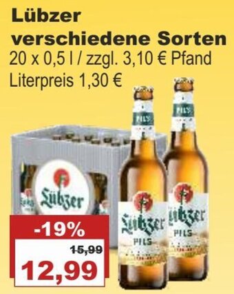 Bilgro Lübzer verschiedene Sorten 20 x 0,5 L Angebot