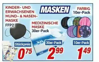 CENTERSHOP Masken Angebot