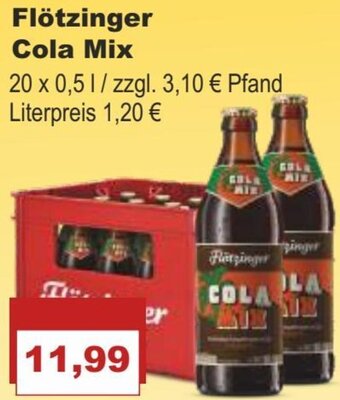 Bilgro Flötzinger Cola Mix 20 x 0,5 L Angebot