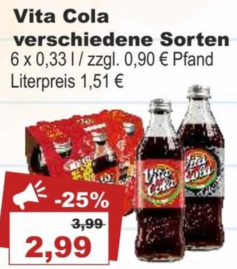 Bilgro Vita Cola 6x0,33 L Angebot