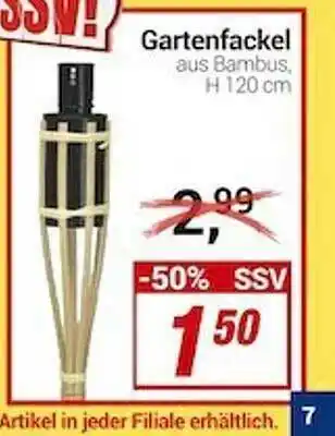 CENTERSHOP Gartenfackel Angebot