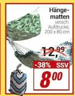 CENTERSHOP Hänge-matten Angebot