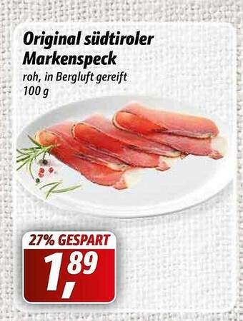 Simmel Original Südtiroler Markenspeck Angebot