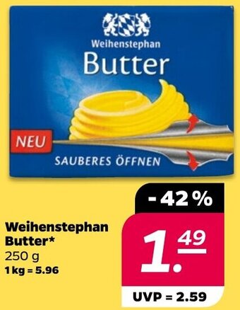 NETTO Weihenstephan Butter 250 g Angebot