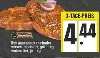 E-Center Schweinenackensteaks Angebot