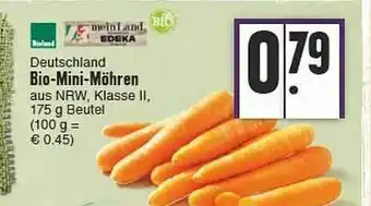 E-Center Bio-mini-möhren Angebot