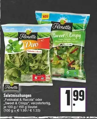 E-Center Florette Salatmischungen Angebot