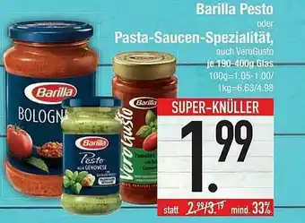 E-Center Barilla Pesto Oder Pasta-saucen-spezialität Angebot