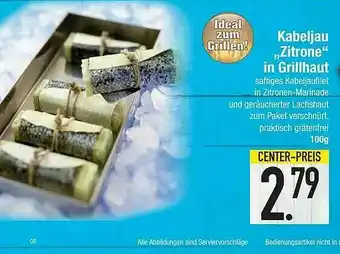 E-Center Kabeljau „zitrone” In Grillhaut Angebot