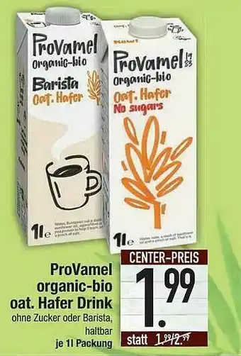 E-Center Provamel Organic-bio Oat. Hafer Drink Angebot