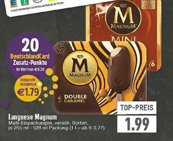 E-Center Langnese Magnum Angebot