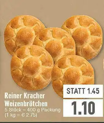 E-Center Reiner Kracher Weizenbrötchen Angebot