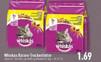 E-Center Whiskas Katzen-trockenfutter Angebot