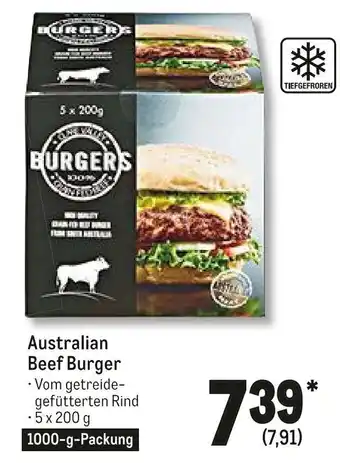 METRO Australian Beef Burger 1000g Angebot