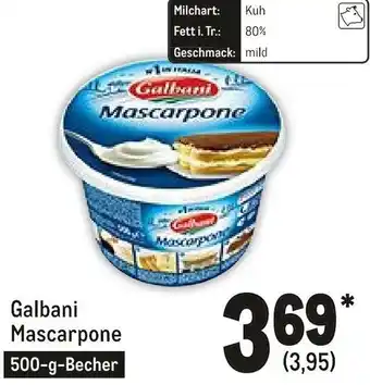 METRO Galbani Mascarpone 500g Becher Angebot