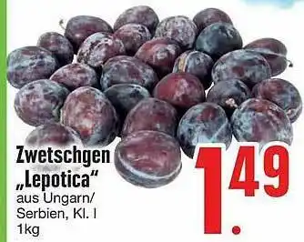 Edeka Zwetschgen Lepotica Angebot