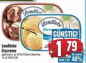 Edeka Landliebe Eiscreme Angebot