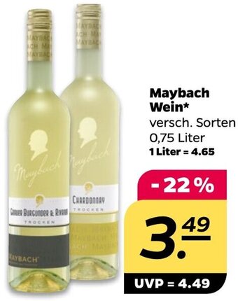 NETTO Maybach Wein 0,75 Liter Angebot