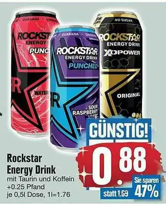 Edeka Rockstar Energy Drink Angebot