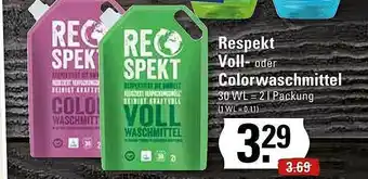 Edeka Respekt Voll- Oder Colorwaschmittel Angebot