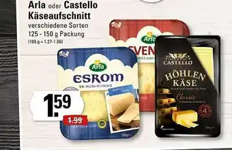 Edeka Arla Oder Castello Käseaufschnitt Angebot