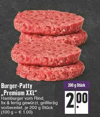 Edeka Burger-patty Premium XXL Angebot