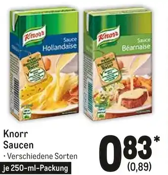 METRO Knorr Saucen 250ml Angebot