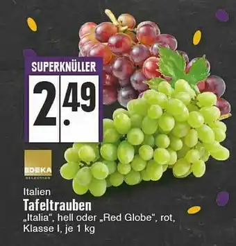 Edeka Tafeltrauben „italia” Oder „red Globe” Angebot