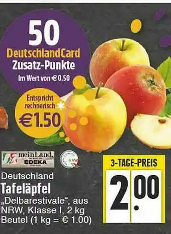 Edeka Tafeläpfel „delbarestivale” Angebot