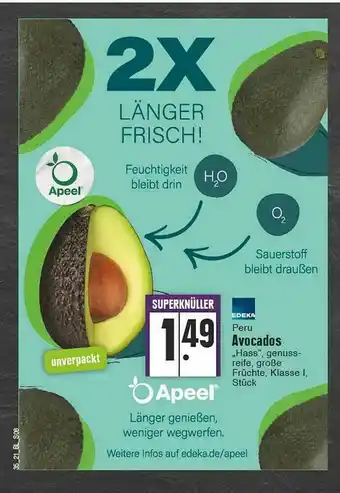 Edeka Avocados Apeel Angebot