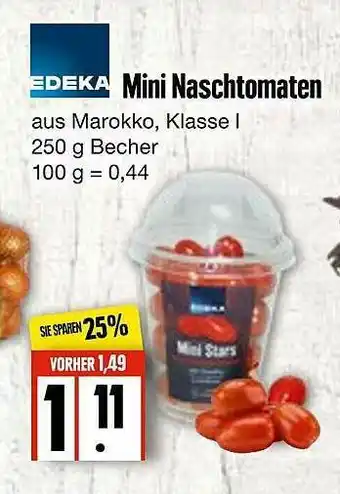 Edeka Frischemarkt Edeka Mini Naschtomaten Angebot