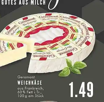 Edeka Frischemarkt Geramont Weichkäse Angebot