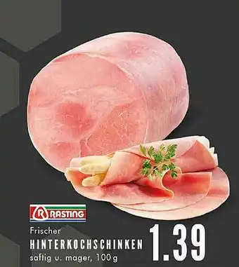 Edeka Frischemarkt Frischer Hinterkochschinken Rasting Angebot