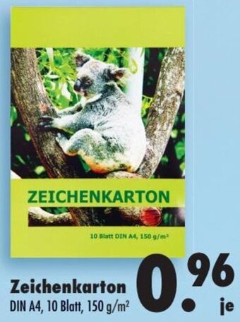 Mäc Geiz Zeichenkarton DIN A4, 10 Blatt Angebot