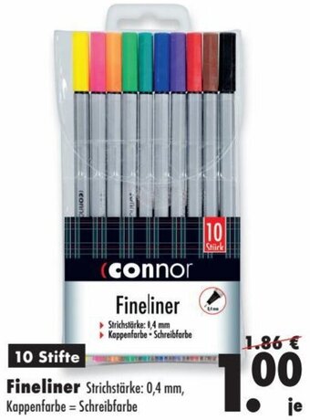 Mäc Geiz Connor Fineliner 10 Stifte Angebot