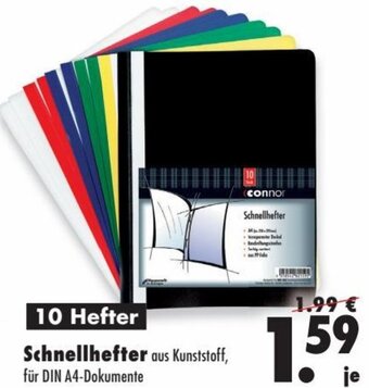 Mäc Geiz Connor Schnellhefter 10 Hefter Angebot