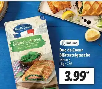 Lidl Duc De Coeur Blätterteigtasche Angebot