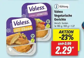 Lidl Valess Vegetarische Gerichte Angebot