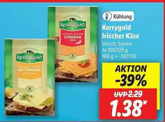 Lidl Kerrygold Irischer Käse Verschiedene Sorten Angebot