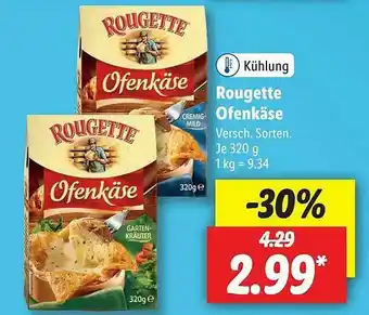 Lidl Rougette Ofenkäse Verschiedene Sorten Angebot