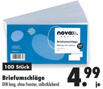 Mäc Geiz Novooo Briefumschläge 100 Stück Angebot