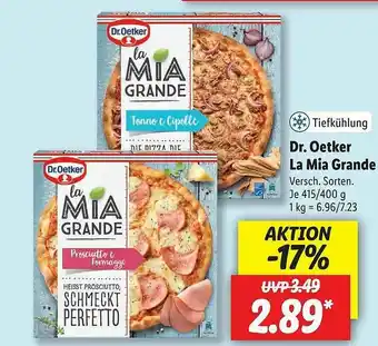 Lidl Dr. Oetker La Mia Grande Verschiedene Sorten Angebot