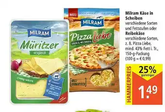 Marktkauf Milram Käse In Scheiben Oder Reibekäse Angebot