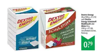 Marktkauf Dextro Energy Auch Dextro Energy Schulstoff Waldfrucht Oder Minis Angebot