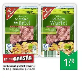 Marktkauf Gut & Günstig Schinkenwürfel Angebot