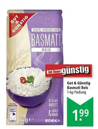 Marktkauf Gut & Günstig Basmati Reis Angebot